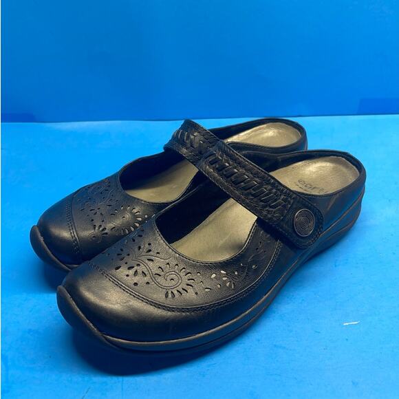 EARTH ORIGINS Women's Leather Shoes Black Loafer Slip On Comfort Jocelyn  8 M - Picture 10 of 12